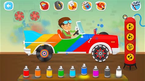 Free car game for kids and toddlers - Fun racing. App review - YouTube