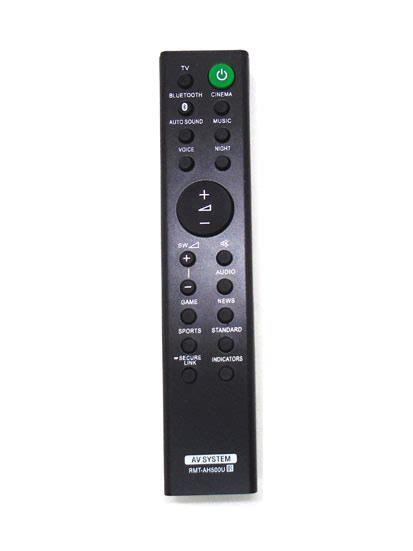 Replacement Sony RMT-AH500U HT-S350 HT-SD35 Soundbar Remote