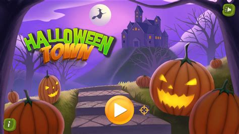 🕹️ Play Halloween Town Game: Free Online Halloween First Person Shooter Video Game for Kids & Adults