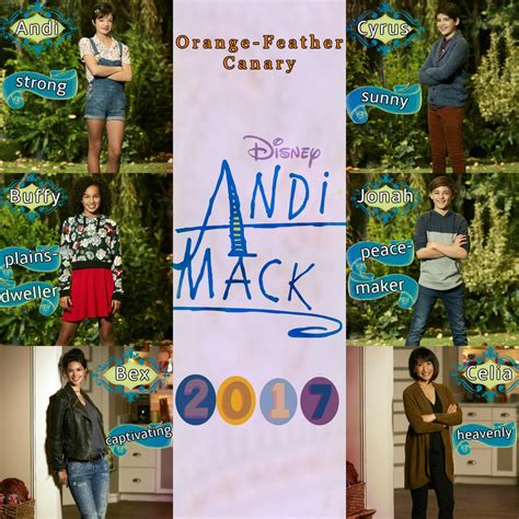 Andi Mack Characters' Name Meanings by Orange-FeatherCanary on DeviantArt