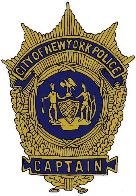 NYPD Badge 4 Captain by historymaker1986 on DeviantArt