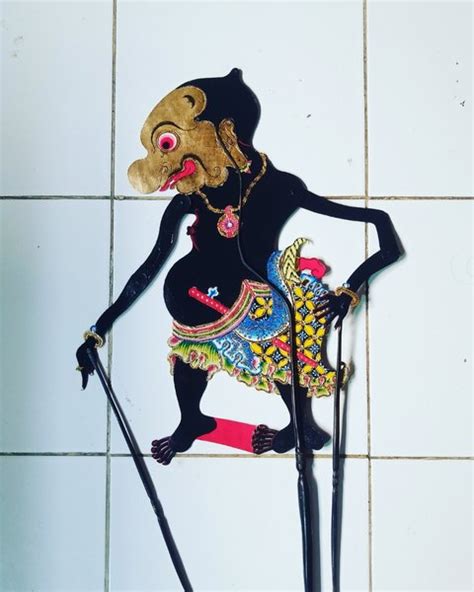 Jual Wayang Kulit Punakawan Gareng Asli Jogja ukuran Normal Pedalangan ...