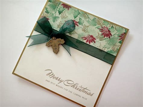 Wild Warehouse Craft and Supplies: Hand Made Christmas Card with Card ...