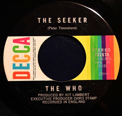 The Who – The Seeker (1970, Vinyl) - Discogs