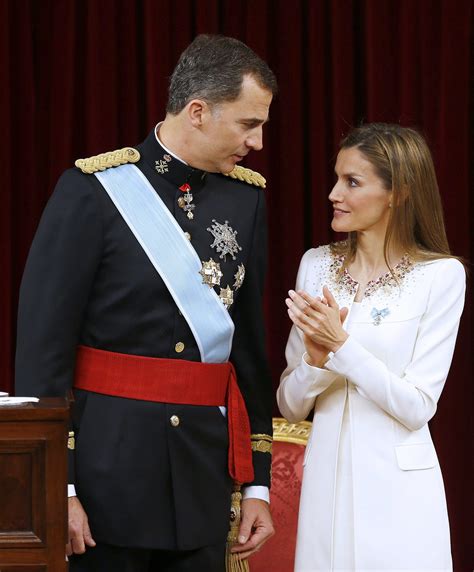 King Felipe and Queen Letizia of Spain had a sweet moment at their ...