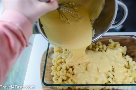 Mac & Cheese (made with Bechamel sauce and Cheddar cheese) – Travel For ...