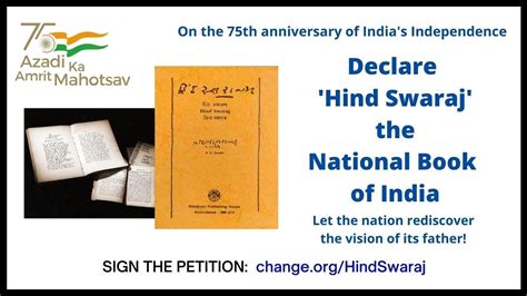 Petition · Declare Gandhiji's 'Hind Swaraj' the 'National Book of India'! - India · Change.org