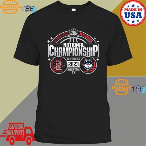 Burgerstee – SDSU vs Uconn National Championship 2023 Basketball Shirt ...