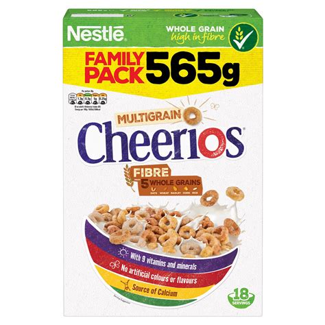 NESTLE CHEERIOS MULTIGRAIN Cereal 565g Box | Everyday & Family Cereal | Iceland Foods