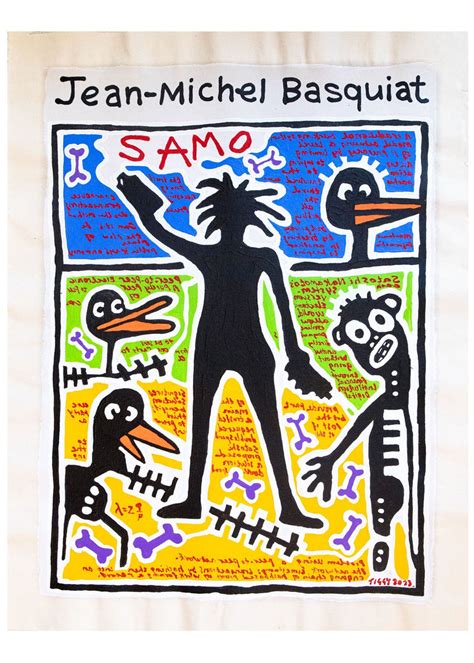 Jean Michel Basquiat Samo by Tiggy Ticehurst – Clic