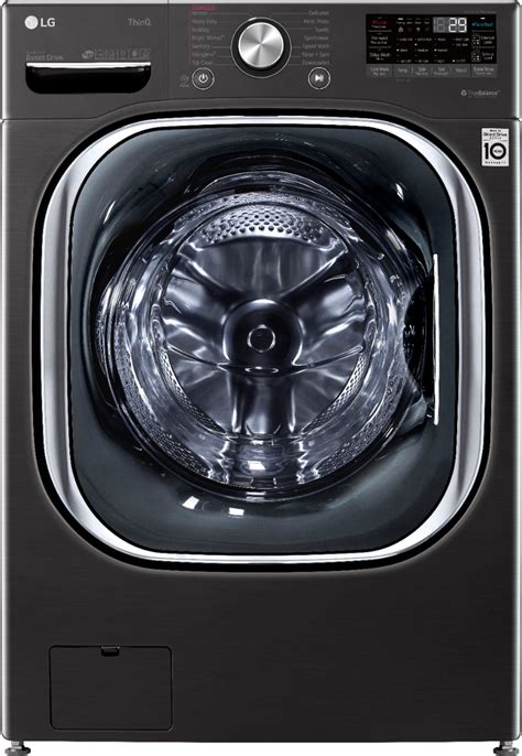 Questions and Answers: LG 5.0 Cu. Ft. High-Efficiency Stackable Smart Front Load Washer with ...