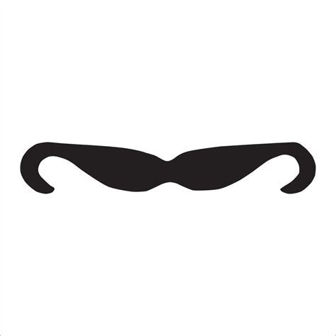 mustache icon logo vector design 13093411 Vector Art at Vecteezy