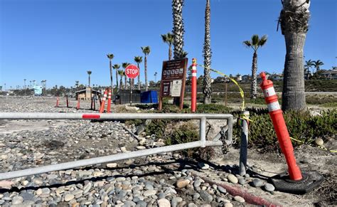 Cardiff State Beach parking lot closed by storm damage | KPBS Public Media