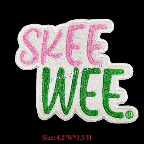 Retail Sale No MOQ Skee Wee AKA Embroidery Patch Ready To Ship - PEAKEMB