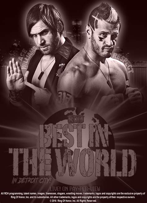 Poster - ROH Best In The World by UndergroundGod on DeviantArt