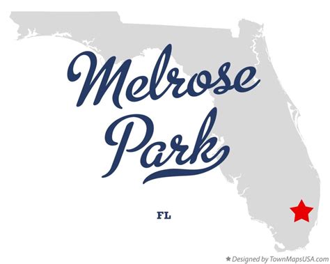 Map of Melrose Park, FL, Florida