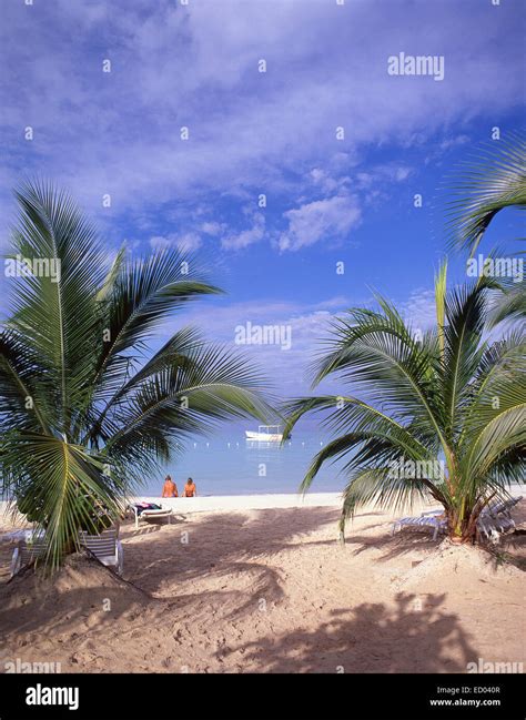 Negril Beach, Negril, Westmoreland Parish, Jamaica, Greater Antilles, Caribbean Stock Photo - Alamy