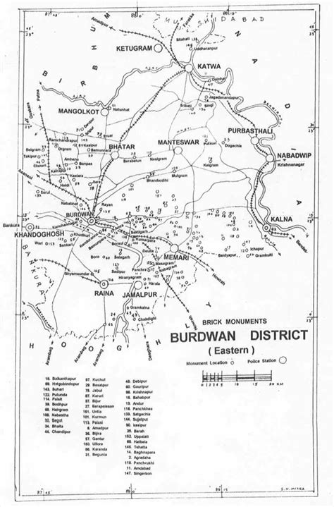 Temples of Bengal - Burdwan Maps