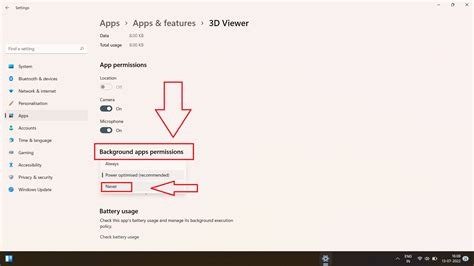 Background Apps Settings In Windows 11