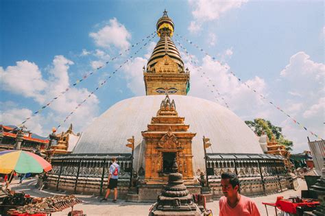 Exploring Swayambhunath Stupa - The Monkey Temple In Kathmandu, Nepal - Hand Luggage Only ...