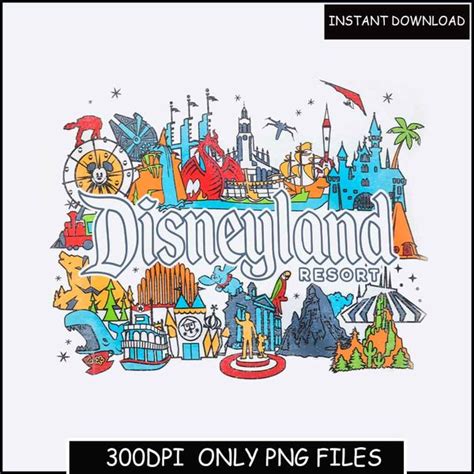 Retro Disneyland Est 1955 California png, Vintage Disneyland - Inspire ...