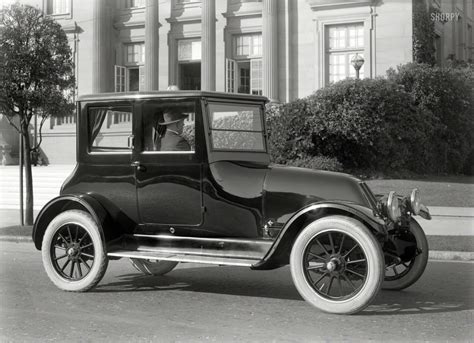 1919 Franklin Series 9-B Brougham, a Car With an Air-Cooled Engine and Unusual Veed Windshield ...