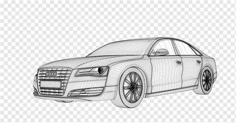 3D computer graphics 3D modeling, Gray Audi car model, compact Car, sedan, car Accident png ...