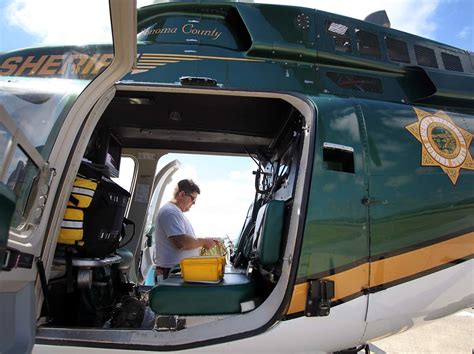 Sonoma County Sheriff's helicopter rescues injured person at Trione-Annadel State Park