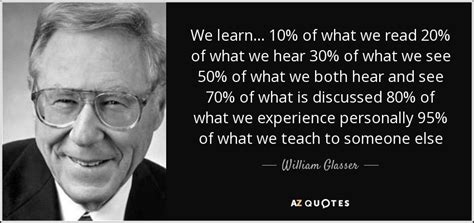 TOP 25 QUOTES BY WILLIAM GLASSER (of 56) | A-Z Quotes