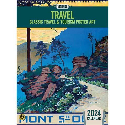 2024 Vintage Travel Calendar - Asgard Press