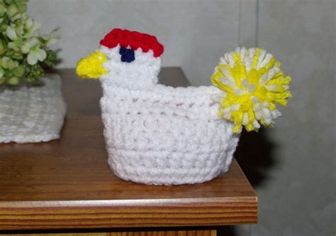 Chicken Egg Cozy Pattern - Free Crochet Pattern Courtesy of Crochetnmore.com