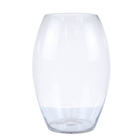 Medium Clear Glass Vase | Clear Glass Vase | Glass Vase