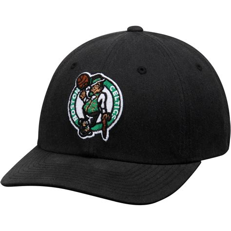 Mitchell & Ness Boston Celtics Black Basic Washed Flex Hat