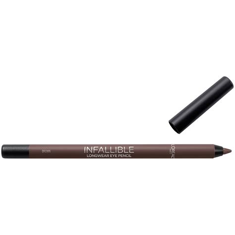 L'Oreal Paris Infallible Pro-Last Waterproof, Up to 24HR Pencil Eyeliner, Brown, 0.042 oz ...