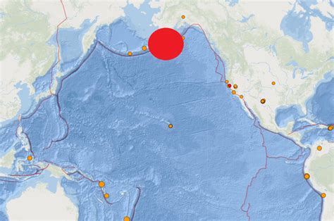 Tsunami Warning In Effect: Large Alaska Earthquake