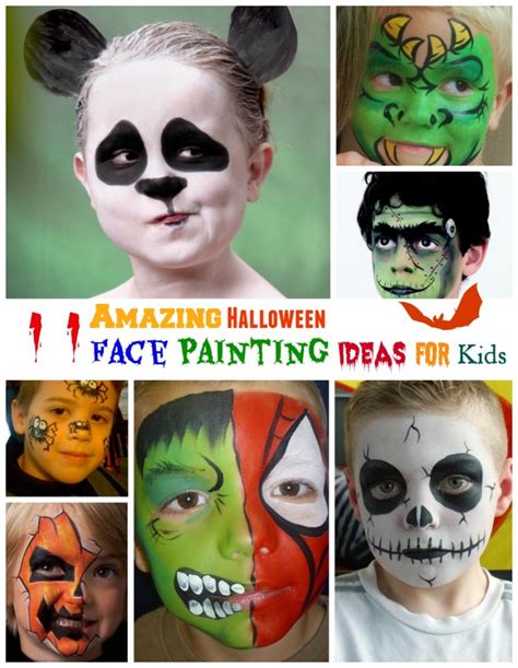 11 Amazing Halloween Face Painting Ideas for Kids