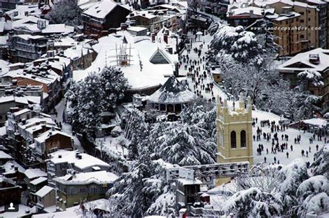 In Pics: Shimla's First Snowfall of the Year Will Take Your Breath Away