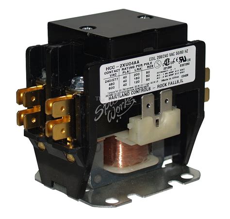 DOUBLE POLE CONTACTOR 240V COIL 50 AMP | The Spa Works