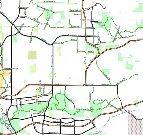 Poway - California Trail Map