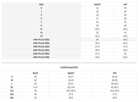 Judy Blue Size Chart Shorts