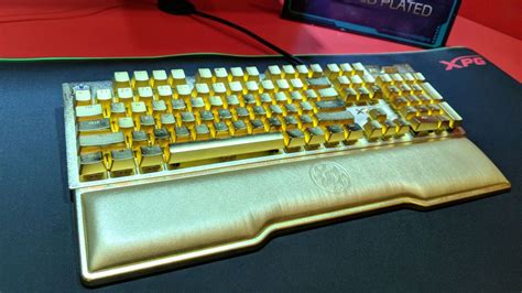 Gold plated and costing $10,000 - Could this be the most expensive and absurd keyboard in the ...