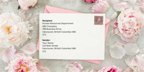 How to Address an Envelope in Canada - Correct Envelope format