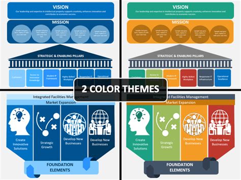 Strategic Pillars PowerPoint Template