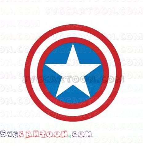 Captain America Logo svg dxf eps pdf png