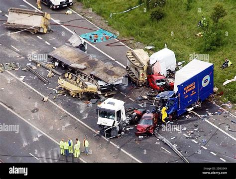 Crash M1 Motorway High Resolution Stock Photography and Images - Alamy