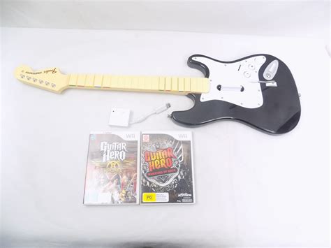 Nintendo Wii Rock Band Bundle Drum Kit + Guitar + 2x Games - Starboard ...