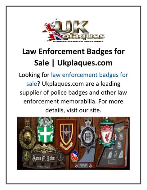 PPT - Law Enforcement Badges for Sale Ukplaques.com PowerPoint Presentation - ID:11814721