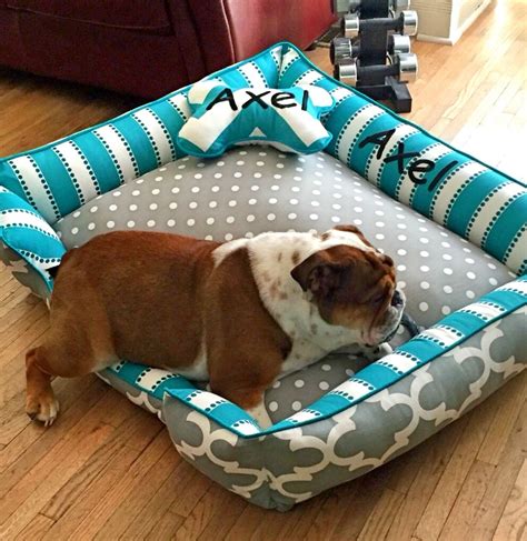 Dog Bed & Pillow Package Custom Dog Bed Custom Dog Pillow