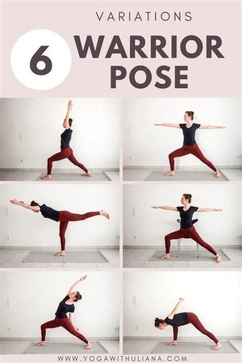 6 Warrior Pose Variations: Virabhadrasana For Beginners – Yoga with Uliana