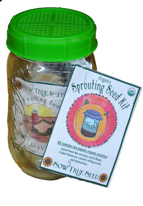 Sprouter Starter Kit, ORGANIC | Seed starter kit, Seed starter, Sprouting seeds